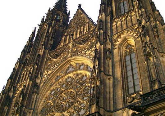 Gothic interior design in Prague